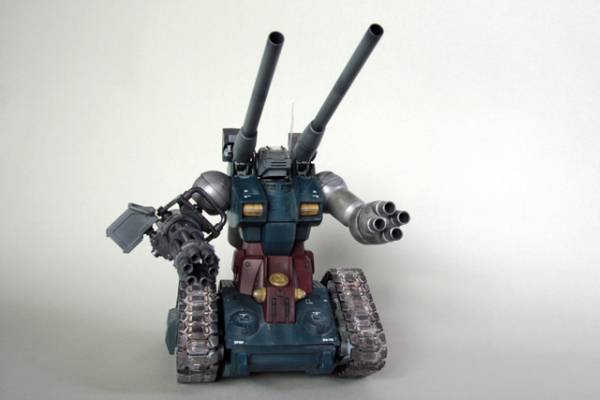 MGガンタンク塗装済み完成品1/100_1
