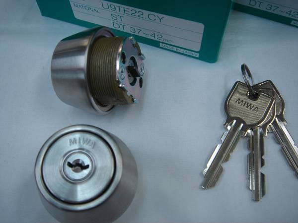 MIWA◆U9TE22.CYシリンダー２個同一、１セット◆新品未使用◆◆_2