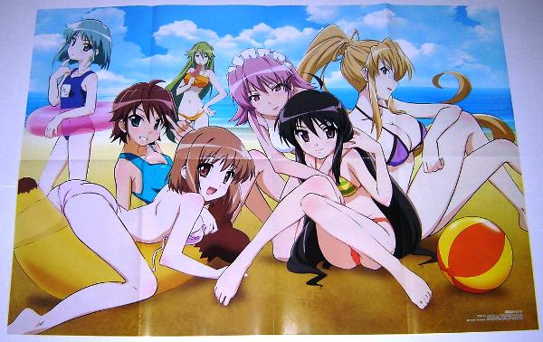 B2ポスター/灼眼のシャナⅡ&CLANNAD-クラナド-(水着)(コミック、アニメ