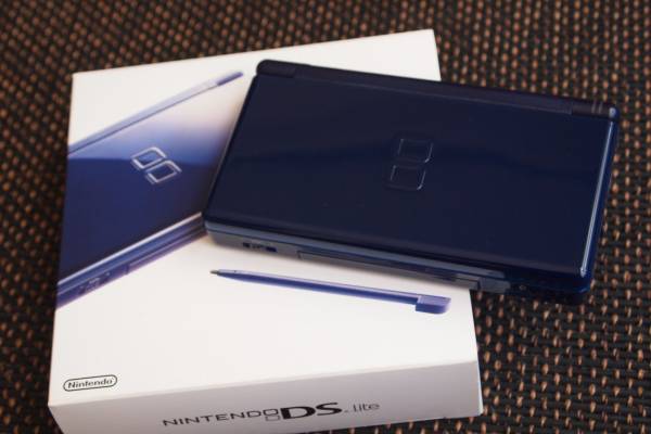 NINTENDO DS Liteエナメルネイビー中古品～送料無料～_1