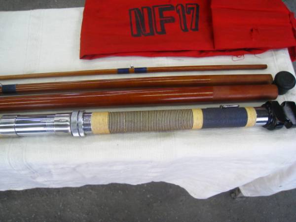 石鯛竿 昔のグラスロッドNFT17・525未使用ですが美品で(磯竿