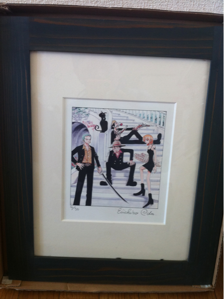 50枚限定 ☆ONE PIECE☆サイン入り☆リトグラフ☆複製原画_1