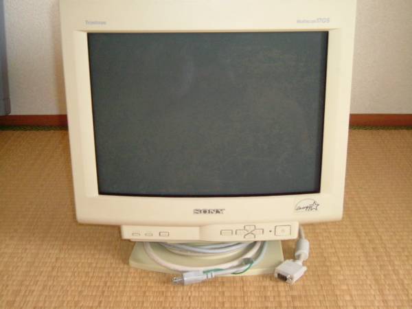 SONY Trinitron Multiscan CPD-17GS 本体 SONY Trinitron Multiscan 17GS CPD-17GS 中古動作品(17インチ