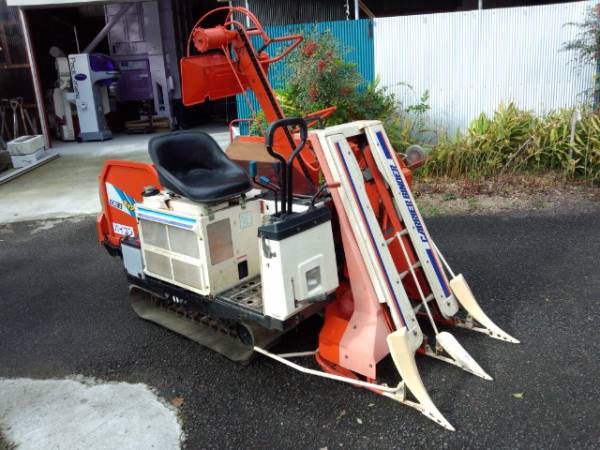 クボタキャリアバインダー ○ クボタ 2条刈 乗用バインダー CB75 キャリアバインダ ○(車体
