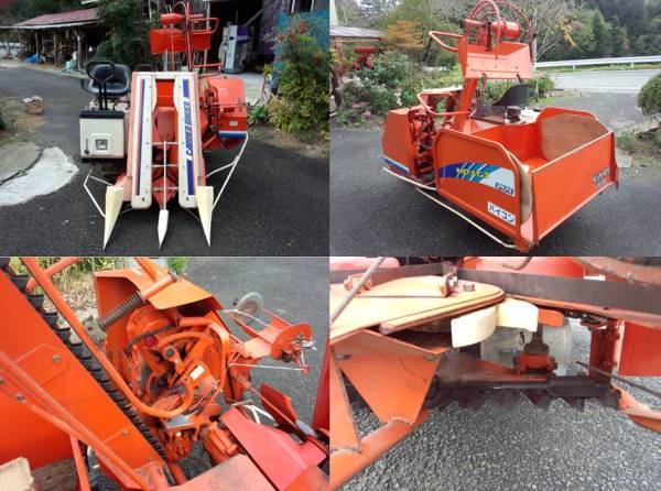 クボタキャリアバインダー ○ クボタ 2条刈 乗用バインダー CB75 キャリアバインダ ○(車体