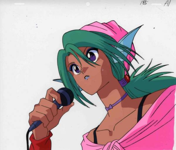 『幽遊白書』樹里のセル画です。動画付き。