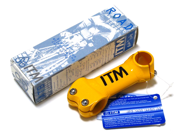 新品 ITM bigone ビッグワン パンターニ 100mm ステム イエロー(100mm