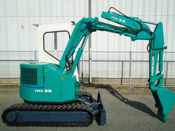 三菱 ミニショベル ユンボ 小旋回 MX35 3tクラス マルチ付き(建設機械 
