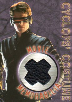 X-MEN サイクロップス　コスチュームカード　エックスメン　marvel 品質保証，正規保証 X-MEN サイクロップス(ジェームズ・マーズデン