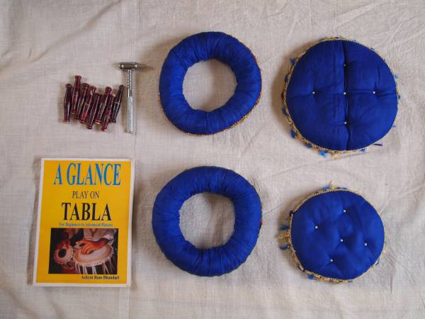 タブラセット☆インド伝統楽器☆教則本付き☆タブラバヤンtabla(打楽器 