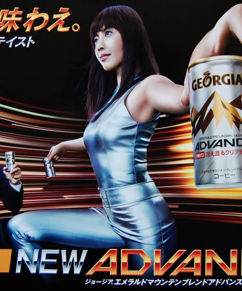 非売品 片瀬那奈 小出恵介 缶コーヒー ジョージア宣伝ポスターの入札 