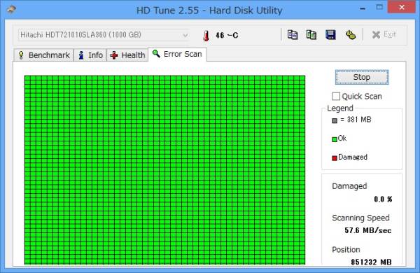 動作不良あり HGST HDT721010SLA360 1TB 7200rpm 3.5inch SATAII_3
