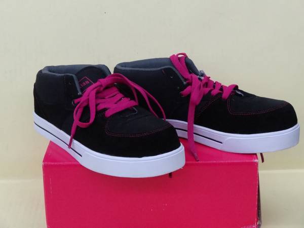 ｎ６００６ハーフカット安全靴 黒 ピンク ２７ １９００円 27 0cm 売買されたオークション情報 Yahooの商品情報をアーカイブ公開 オークファン Aucfan Com