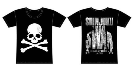 即決 新宿スワン× mastermind japan swan Tシャツ 黒 S(トップス 