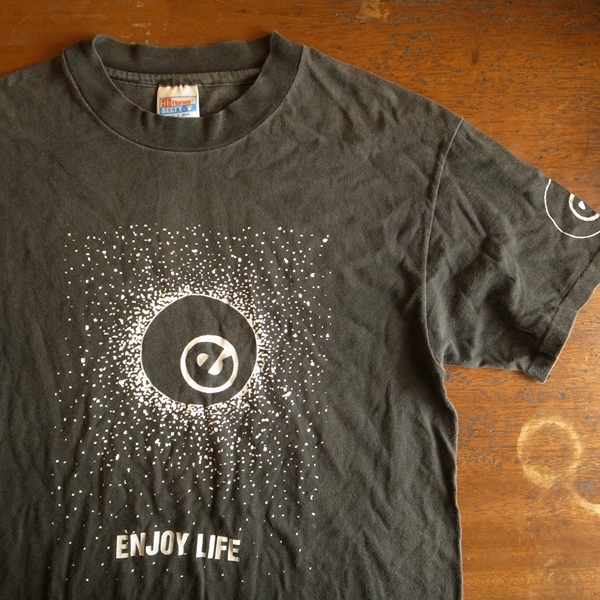 90s eightball recordsエイトボールレコーズロゴTシャツM(文字、ロゴ 
