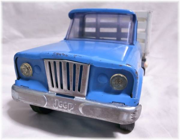 60's【TONKA】トンカ ブリキ Jeep社 FarmStake ダンプトラック_3
