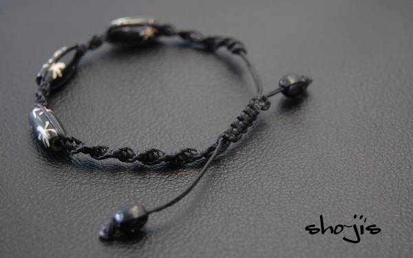 送料込【sho-ji's】　編みブレスレット　◆◆アジアンビーズ◆◆_3