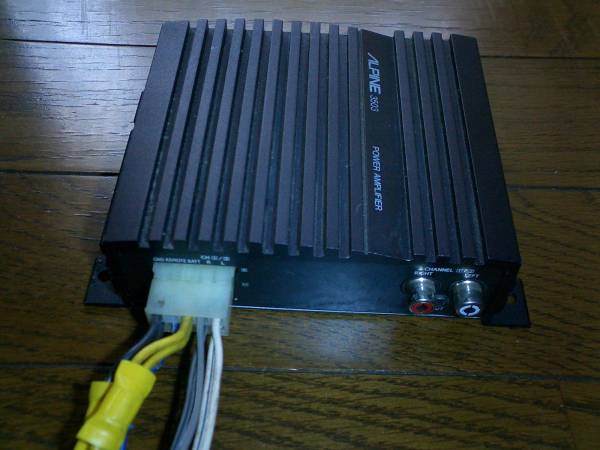 ジャンク品 ALPINE 7292JS カセットデッキ パワーアンプ 3503