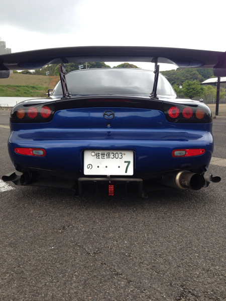 RX-7 FD3S RE雨宮？ディフューザー タモンデザインF1ランプ付き(エアロ
