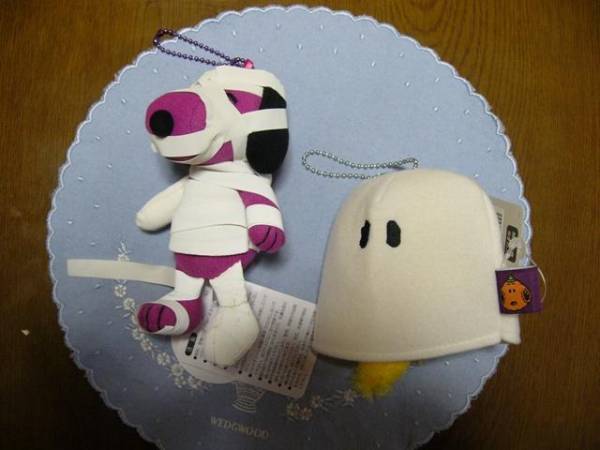 USJハロウィン ミイラスヌーピーとおばけウッドストック(ピーナッツ 