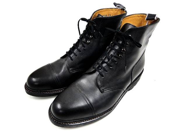 新品 J.FENESTRIER フェネストリエ キャップトゥブーツ 9 aa366(9 