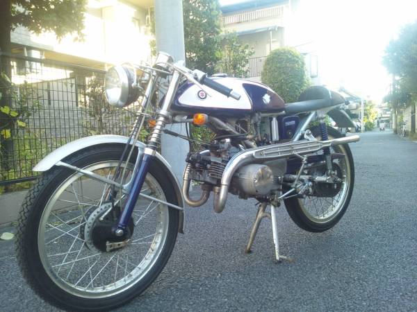 1969 スズキ ウルフ T90 カフェレーサー SUZUKI WOLF(51cc-125cc