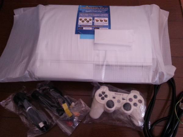 PS3 80GB セラミックホワイト メーカー修理上がり品 おまけつき_1