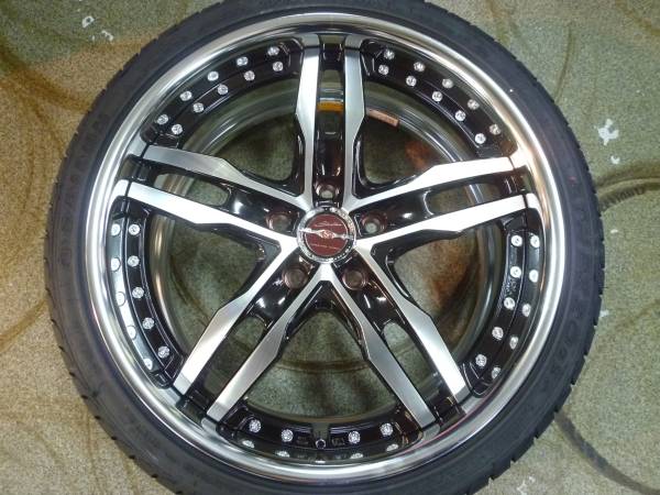 AME シャレン XF-55 未使用+235/35R19 未使用タイヤ 4本セット　クラウン、マークＸ、エスティマ、オデッセイ