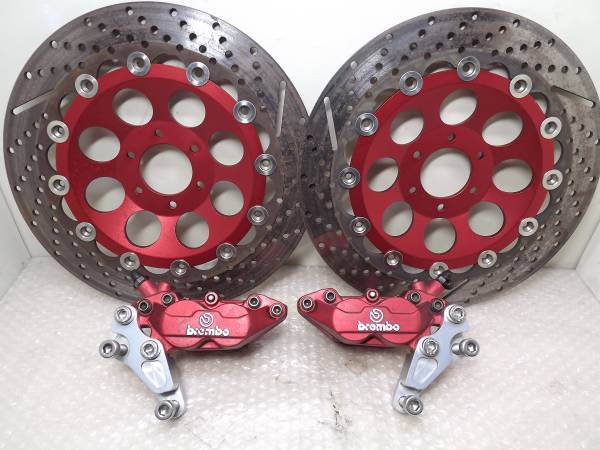 レッドブレンボ 320㎜ローター GSX1100S カタナ 検 GSX750S GSX1