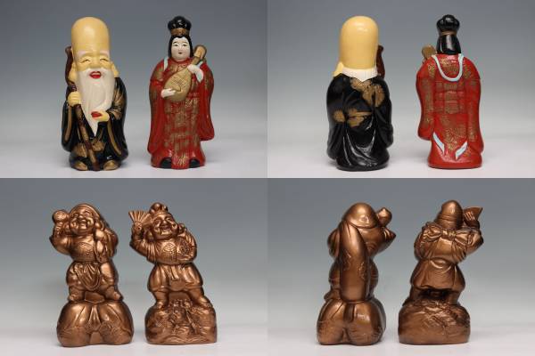 ☆瑞光堂 在銘 七福神置物(陶磁一般)｜売買されたオークション情報