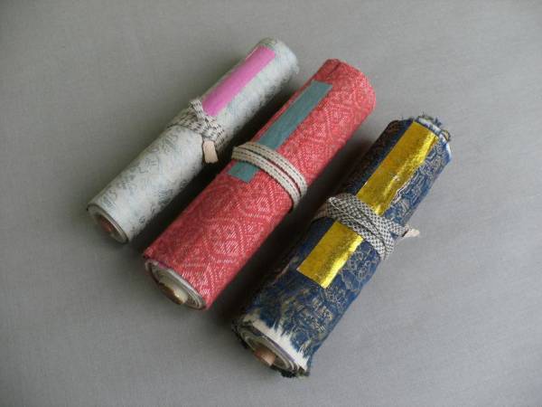 明治期/古い天神真楊流柔術巻物・天地人3巻・肉筆花押/武道伝書_3