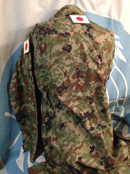 陸上自衛隊、イラク派遣迷彩防暑服4型サイズ4A中古極上品(戦闘服
