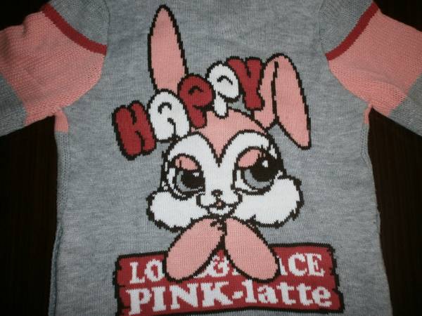 ピンクラテ 編み込み模様が可愛いニットパーカー ｍ160 160 155cm 以上 売買されたオークション情報 Yahooの商品情報をアーカイブ公開 オークファン Aucfan Com