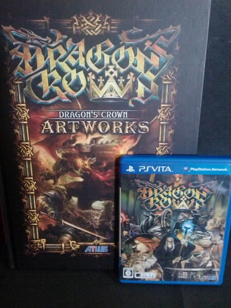 PS VITA ドラゴンズクラウン 限定アートワーク付き_1
