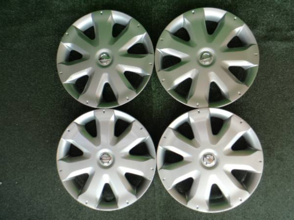 Y12/ウイングロード 日産純正15インチ ホイールキャップ 4枚set(純正品 