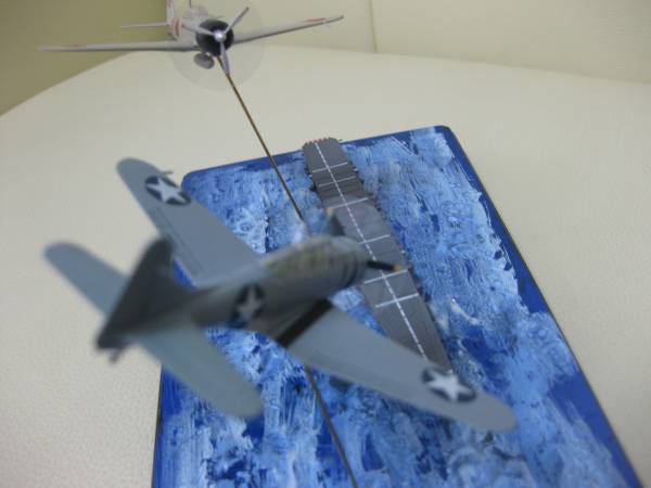 F-Toys1/144ゼロ戦21型「永遠の0宮部空戦」ジオラマ完成品(完成品