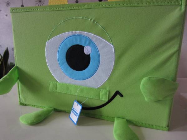 ★新品★モンスターズインク マイク収納★カラーＢＯＸ お片付け_1