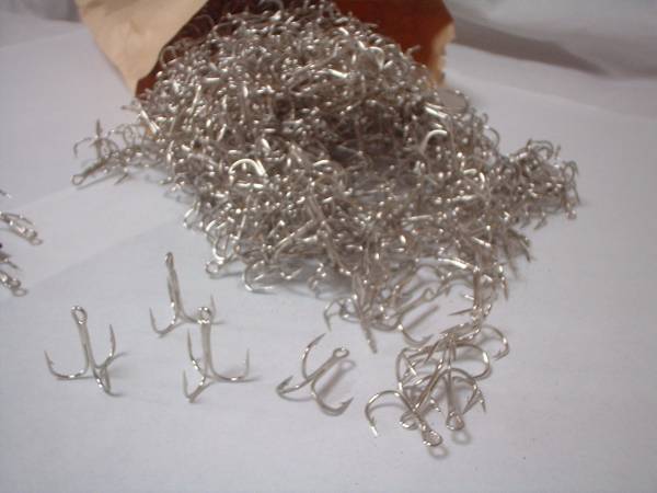 新品 トリプルフック #6 人気 工房 バス 釣り 針 50本 釣針_1