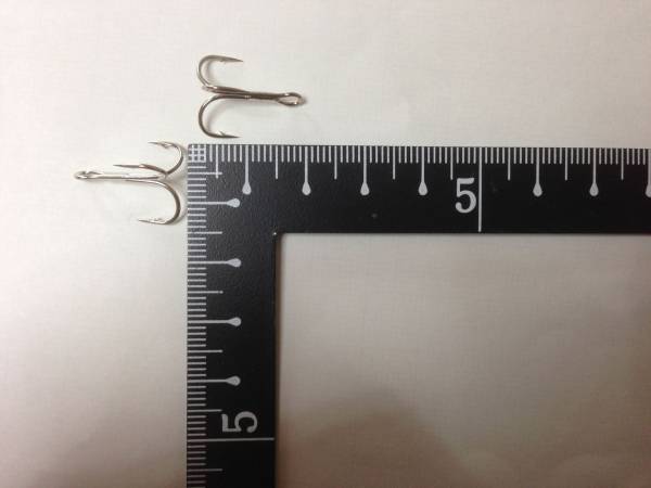 新品 トリプルフック #6 人気 工房 バス 釣り 針 50本 釣針_3