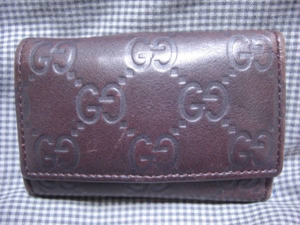 GUCCI グッチ シマ レザー 6連キーケース 138093・0416 中古(服飾小物
