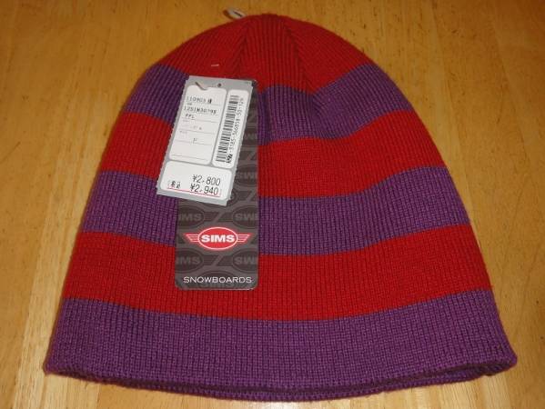 Sims Snowboards ニット帽 保管品 帽子 売買されたオークション情報 Yahooの商品情報をアーカイブ公開 オークファン Aucfan Com