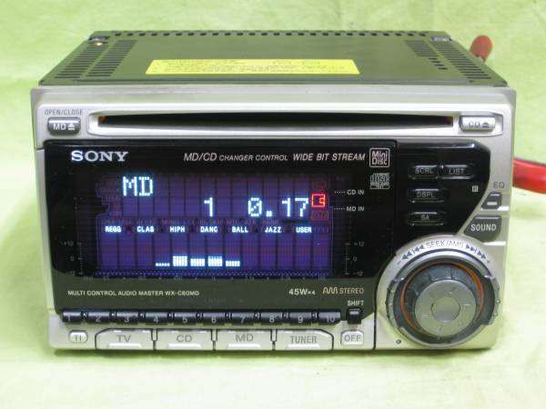 SONY WX-C60MD CD/MDデッキ 2Dサイズ 故障品(ソニー)｜売買された