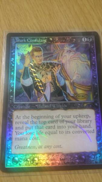 MTG 闇の腹心 foil ジャッジ 闇の腹心 MTG Foil Foil(黒)｜売買された