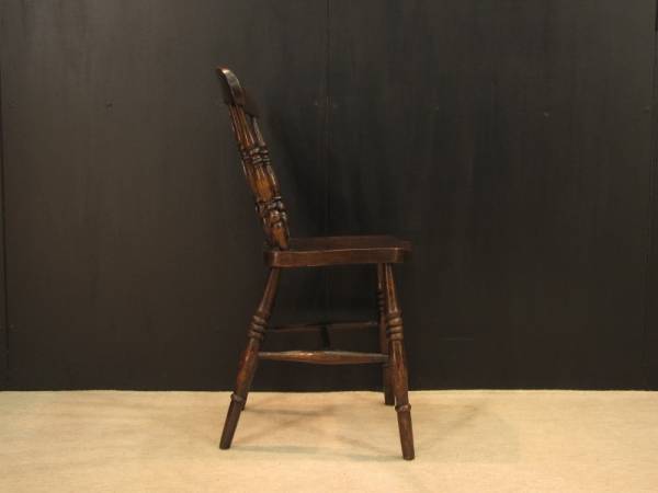 アンティーク家具 イギリス製 キッチンチェア（椅子）J-0694-2