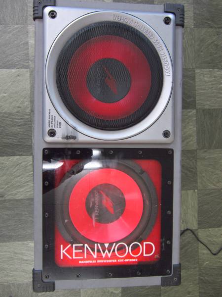 ☆ケンウッド【サブウーファーKSCBP2500】迫力重低音(ウーハー)｜売買