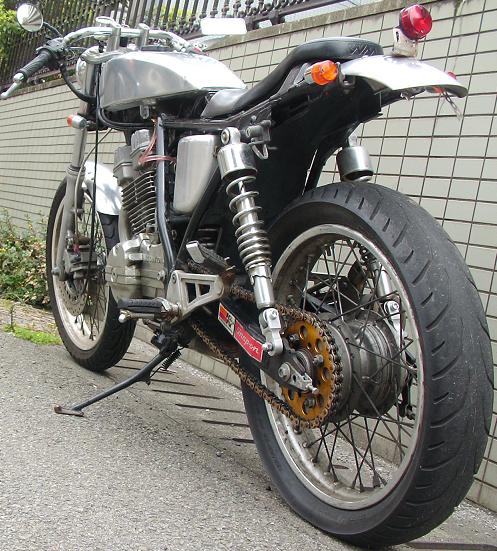 GB250クラブマン5型ケツアゲヒップアップ車高5cmアップ(126cc-250cc