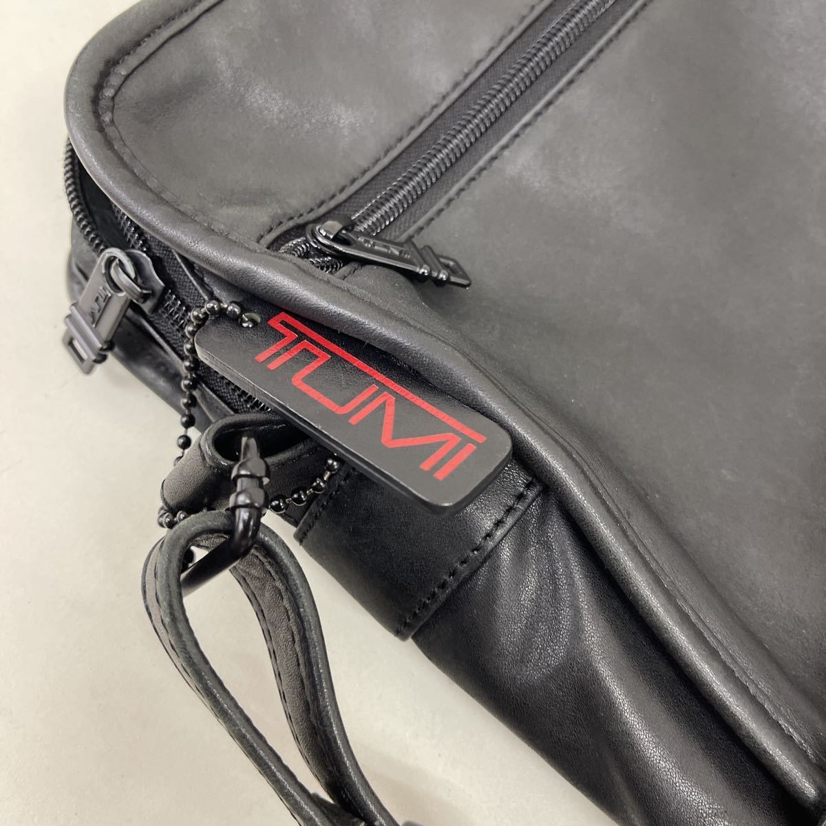 TUMI トゥミ 912D3 本革 オールレザー 斜め掛け ショルダーバッグ 