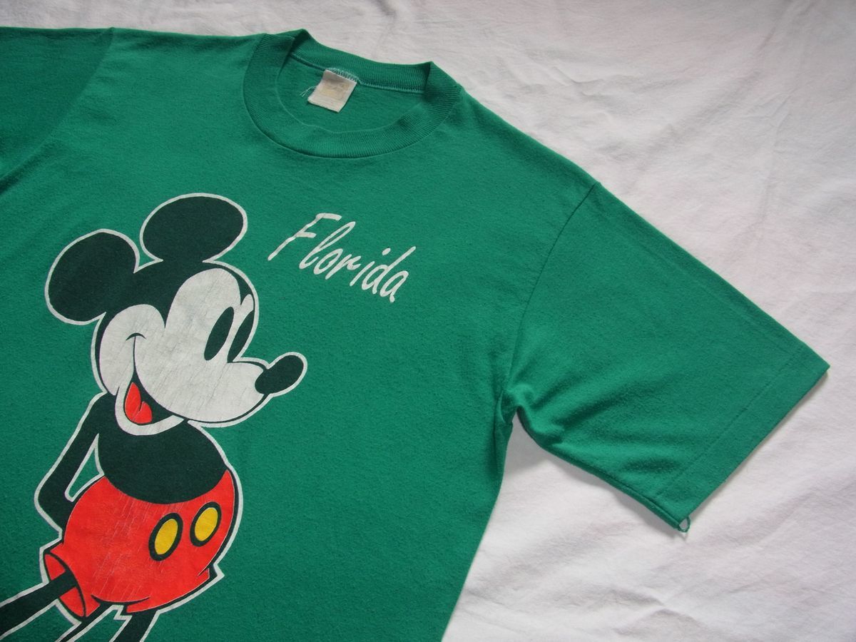 ☆ 80s USA製 ビンテージ MICKEY MOUSE ミッキーマウス Tシャツ sizeM 