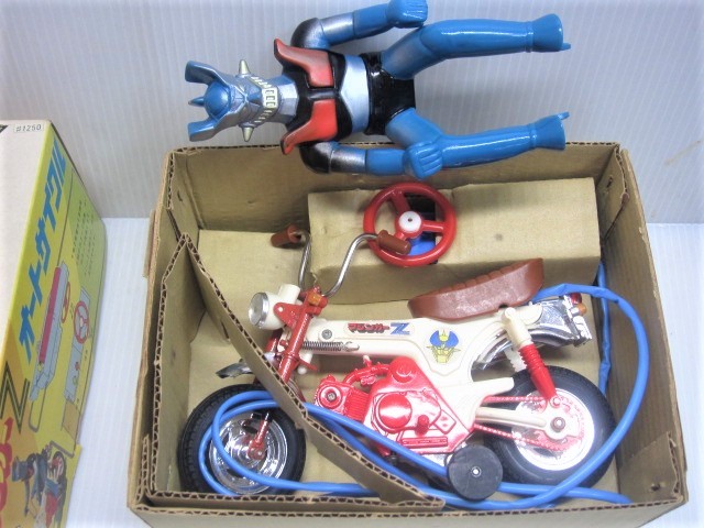 完全デット品！シンセイ製 マジンガーZ オートサイクル ブリキ ソフビ 