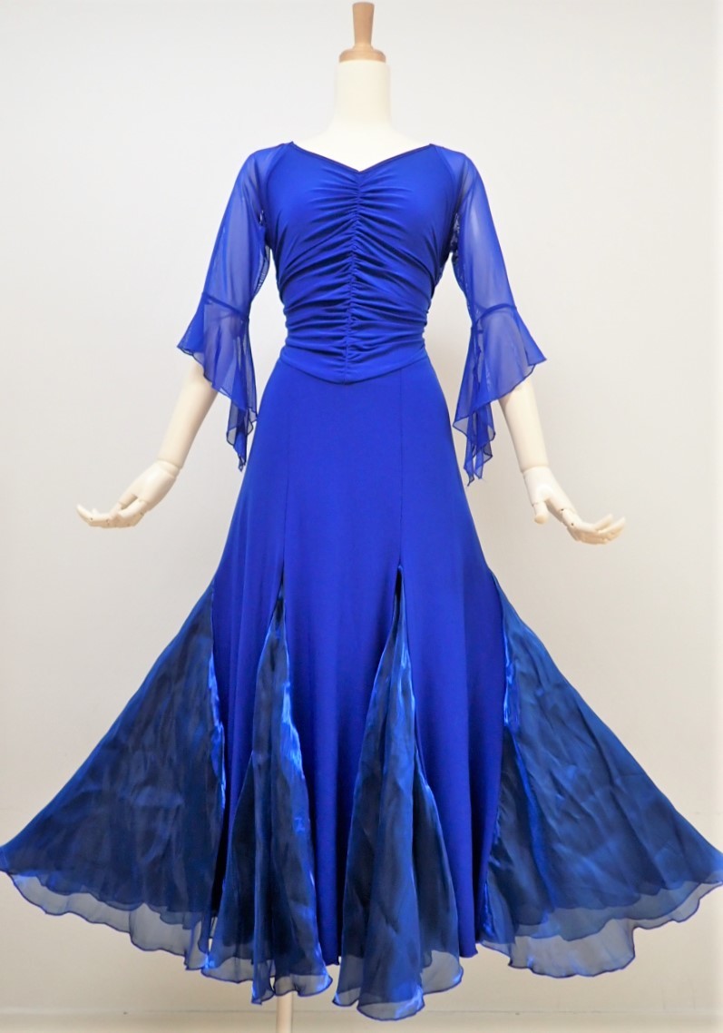 ☆チャコット Royal Dance グリーン スタンダードドレス♪ 社交ダンス